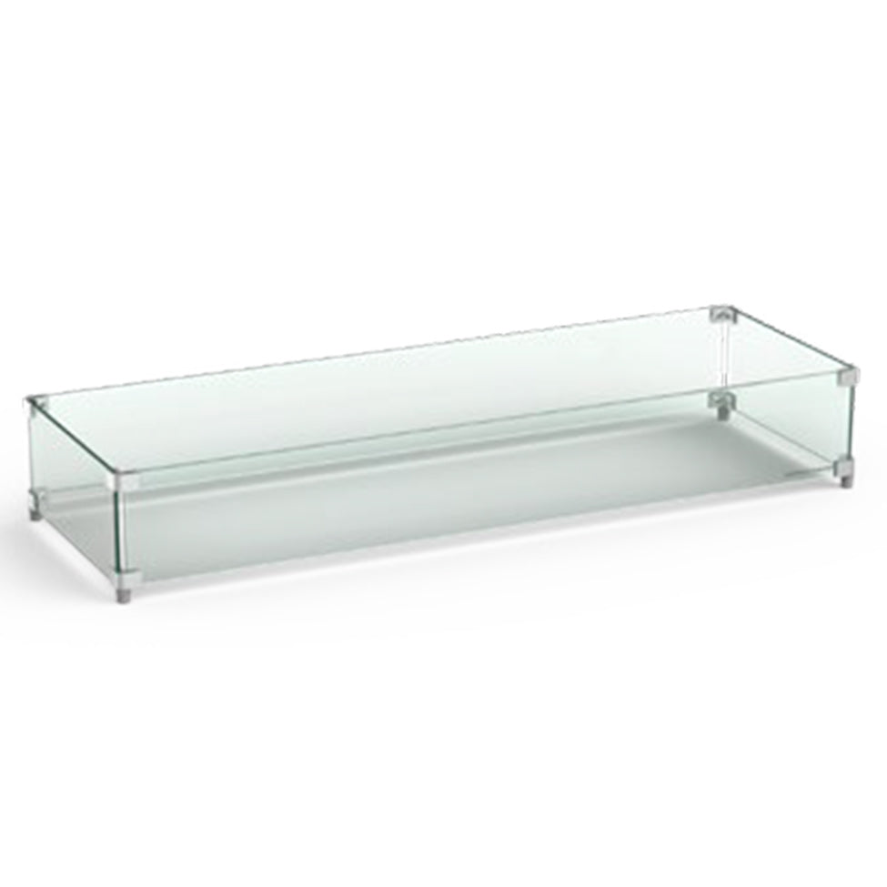 Large Rectangular Glass Wind Guard 8218-WG