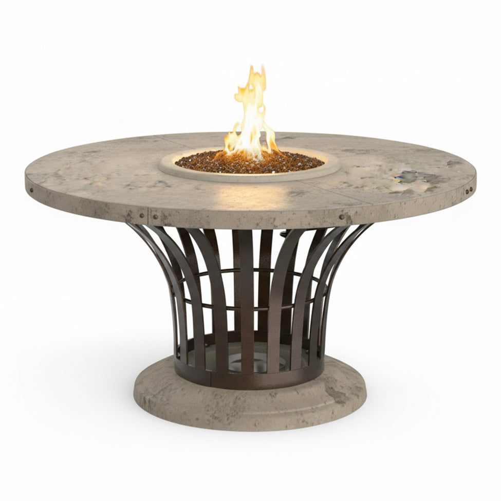 American Fyre Designs Fiesta Dining Firetable