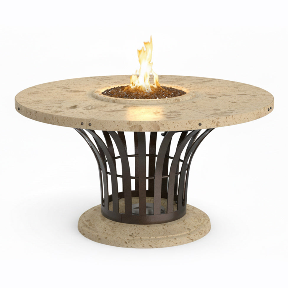 American Fyre Designs Fiesta Dining Firetable
