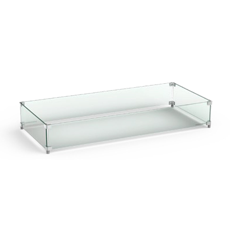 Large Rectangular Glass Wind Guard 8211-WG
