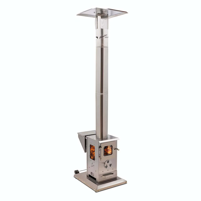Timber Stoves Lil' Timber 72,000 BTU Wood Pellet Patio Heater - Portable Outdoor Heat - WPPHLTSS1.0