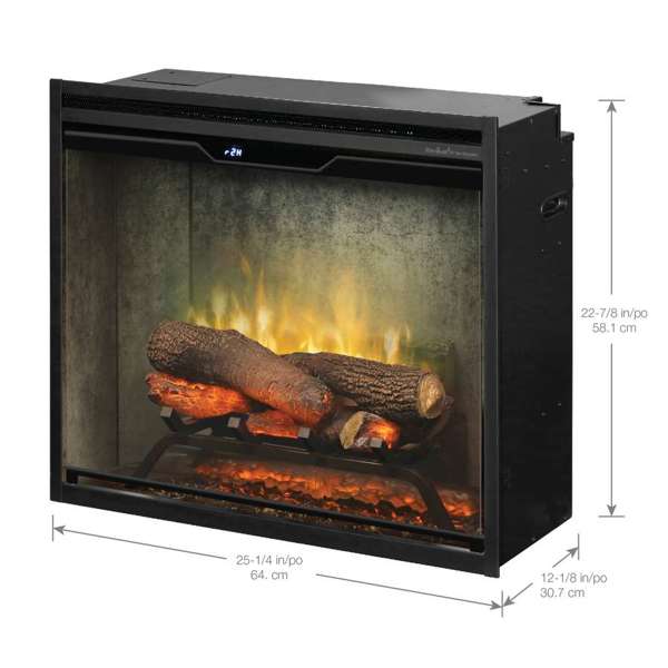 Revillusion® 24-inch Built-In Electric Firebox, Weathered Concrete - RBF24DLXWC