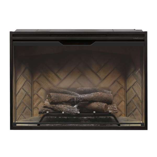 Revillusion 42-inch Built-In Electric Firebox with Front Glass and Plug Kit, Herringbone - RBF42-FG