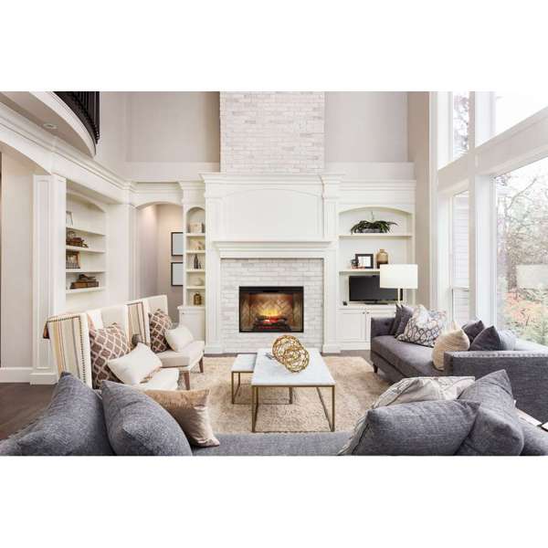 Revillusion 42-inch Built-In Electric Firebox with Front Glass and Plug Kit, Herringbone - RBF42-FG