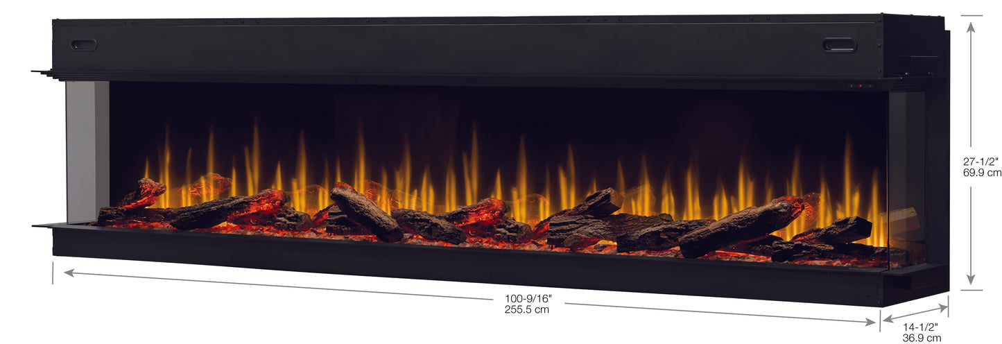 Ignite® Ultra 100-inch Linear Electric Fireplace
