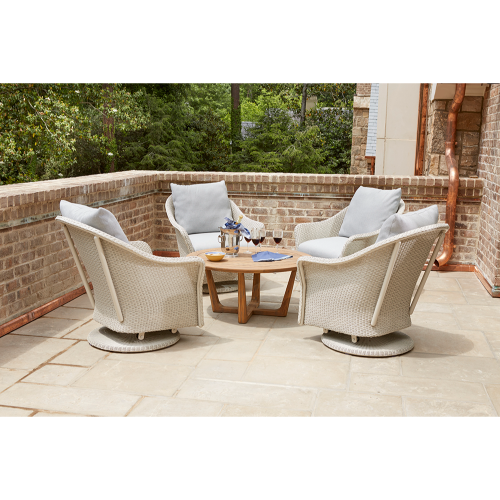 Lloyd Flanders Weekend Retreat Swivel Glider Lounge Chair 72091