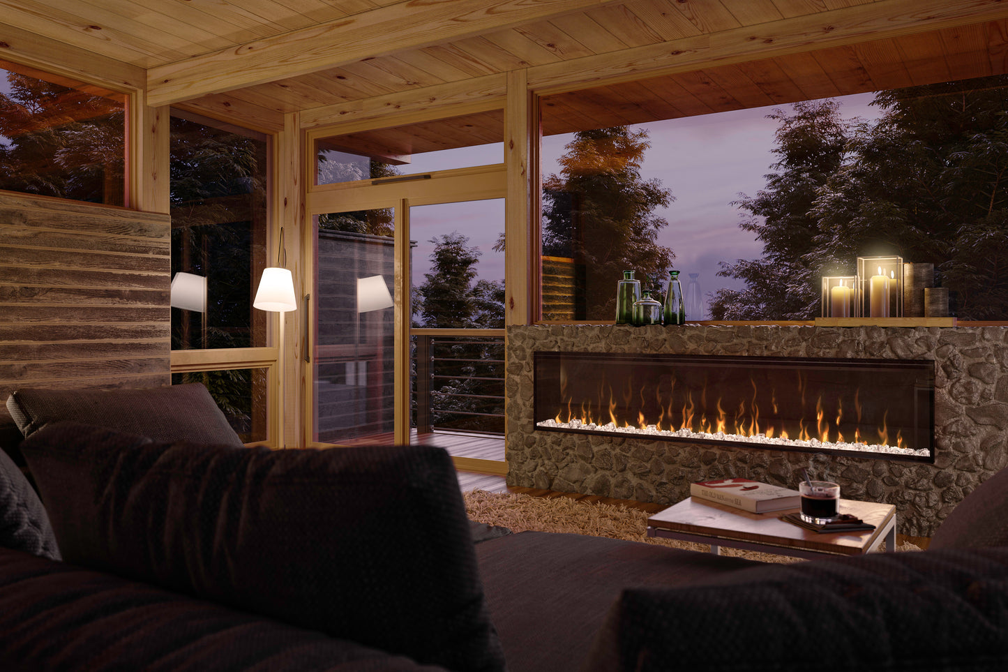 IgniteXL® 74-inch Linear Electric Fireplace - XLF74