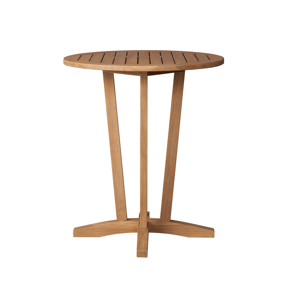 Lloyd Flanders Teak 30" Round Bar Table 286340 - Detail 1