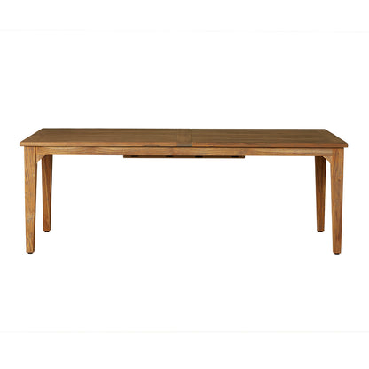 Lloyd Flanders Teak 86-110" Double Butterfly Leaf Umbrella Table 286584 - Detail 2