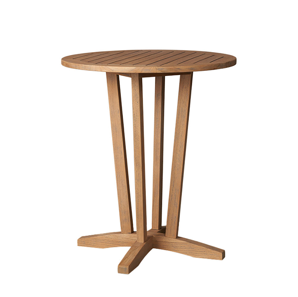 Lloyd Flanders Teak 30" Round Balcony Table 286330 - Main Product Image
