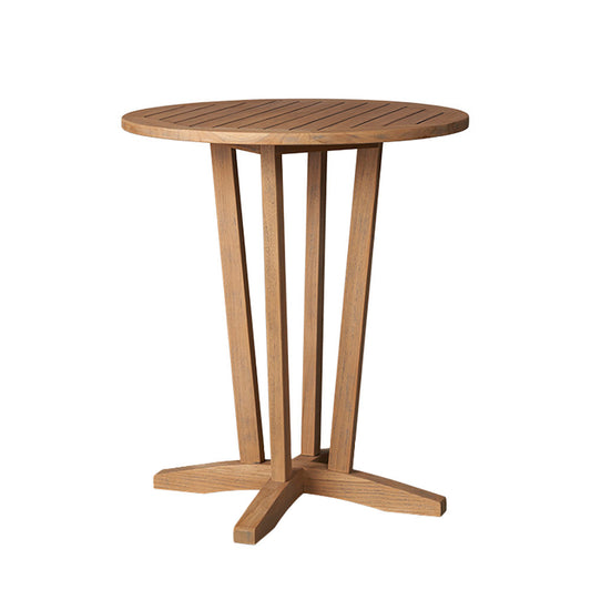 Lloyd Flanders Teak 30" Round Balcony Table 286330 - Main Product Image