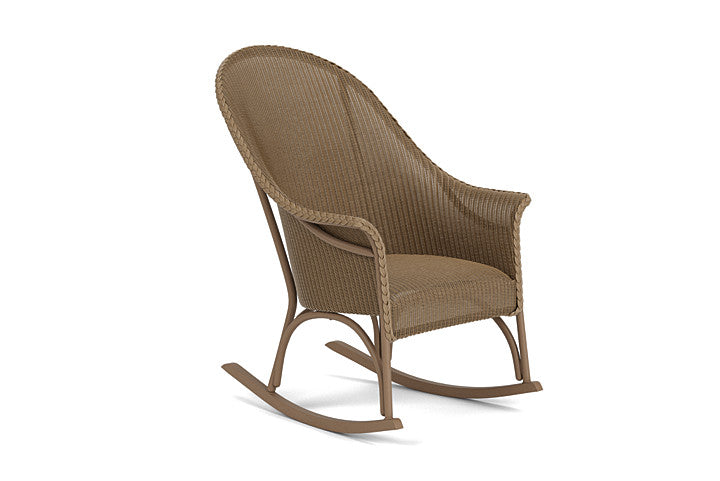 Lloyd Flanders All Seasons High Back Porch Rocker with Padded Seat 124336 - Main Product Image