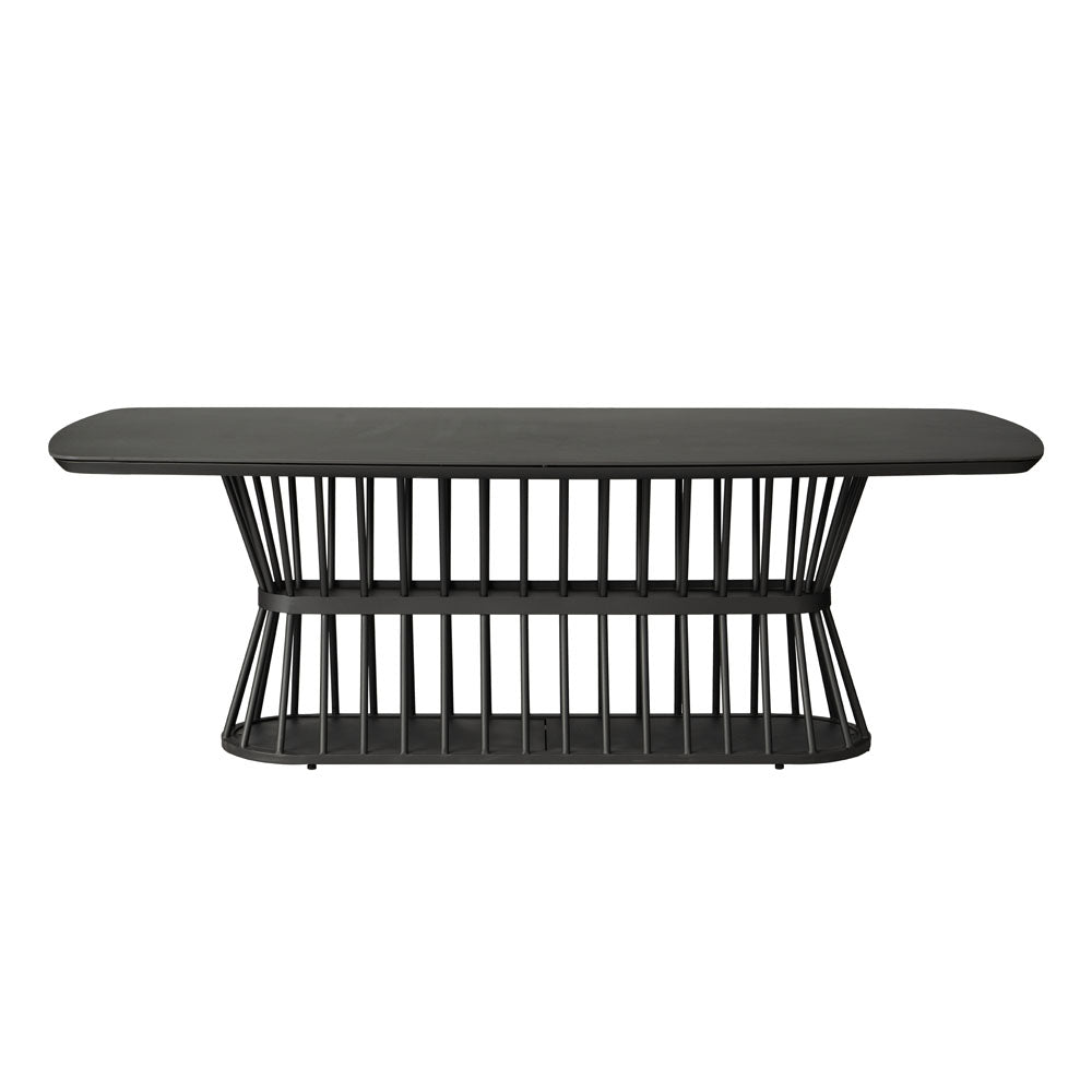 Lloyd Flanders Escape 86.5" Boat Shaped Dining Table 309086 - Detail 2
