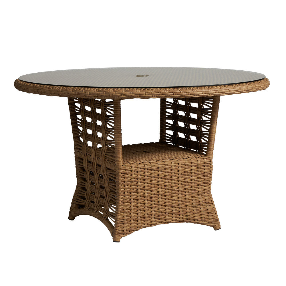 Lloyd Flanders Magnolia 48" Round Umbrella Dining Table 331048 - Detail 3