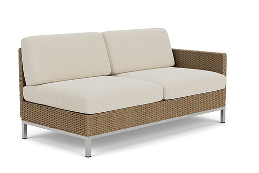 Lloyd Flanders Elements Left Arm Settee with Loom Arm and Back* 203048 - Main Product Image