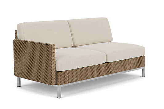 Lloyd Flanders Elements Right Arm Settee with Loom Arm and Back* 203049 - Main Product Image