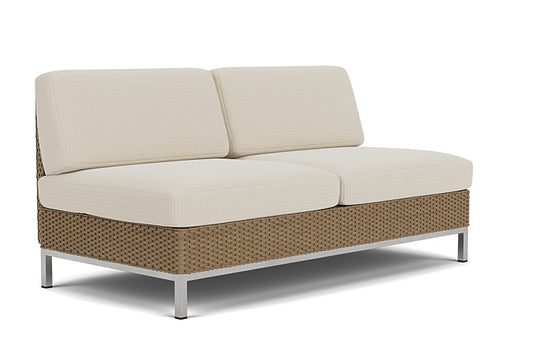 Lloyd Flanders Elements Armless Settee with Loom Back* 203051 - Main Product Image