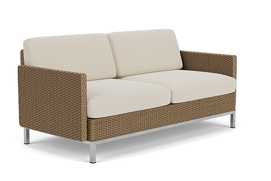 Lloyd Flanders Elements Settee with Loom Arms and Back 203055 - Main Product Image