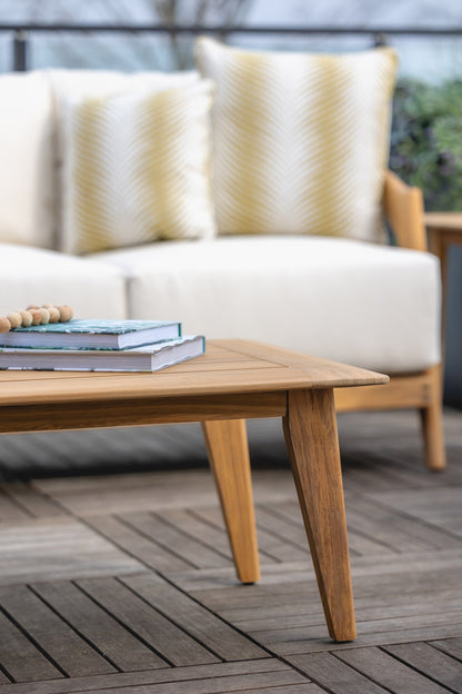 Lloyd Flanders Alpine 48" Rectangular Cocktail Table 363044 - Detail 1