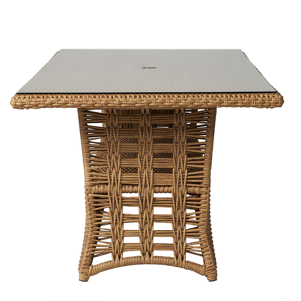 Lloyd Flanders Magnolia 84" Rectangular Umbrella Dining Table 331084 - Main Product Image