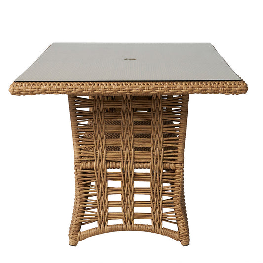 Lloyd Flanders Magnolia 84" Rectangular Umbrella Dining Table 331084 - Main Product Image