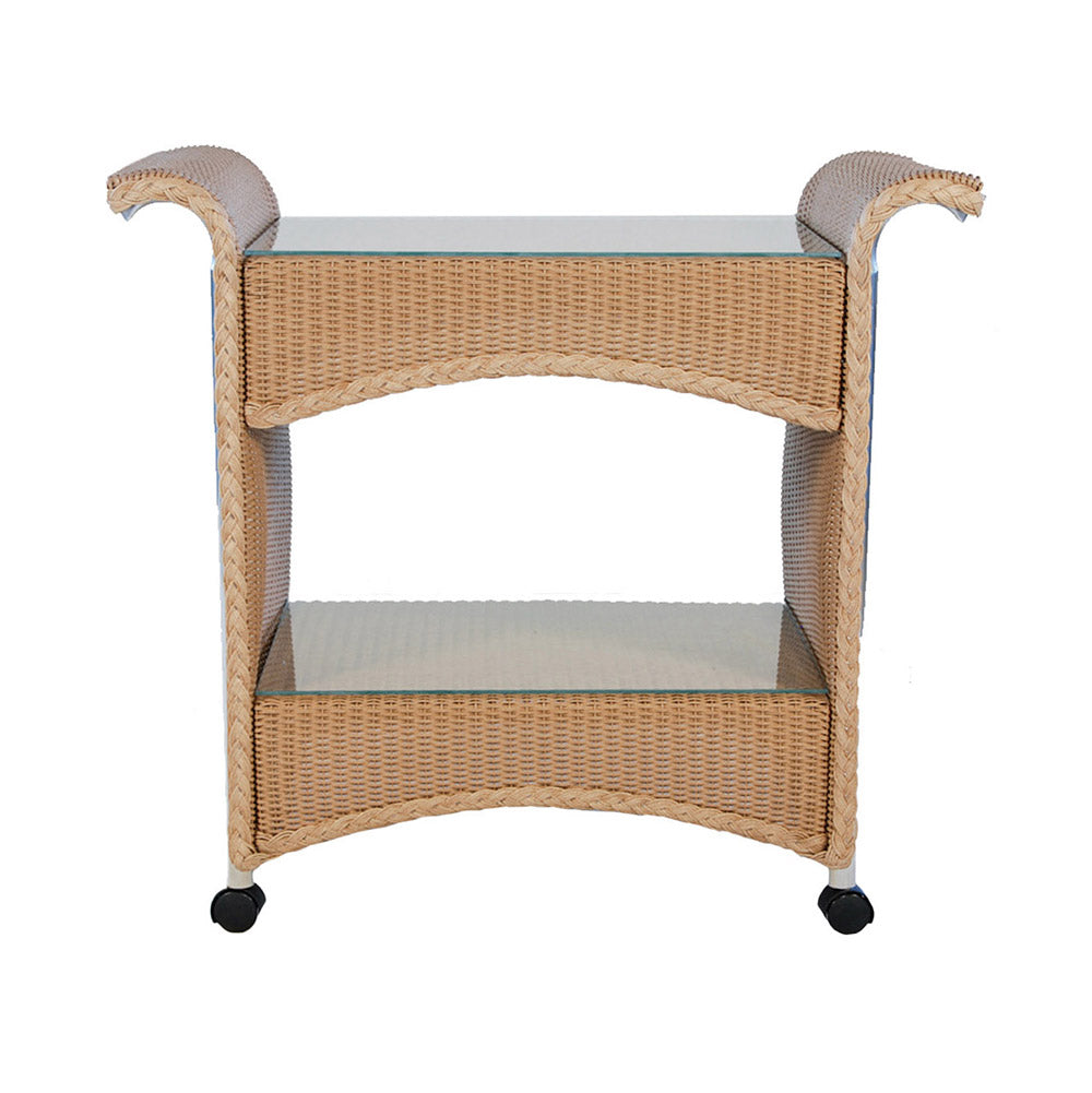 Lloyd Flanders Universal Loom Castered Bar Cart 1045 - Detail 1