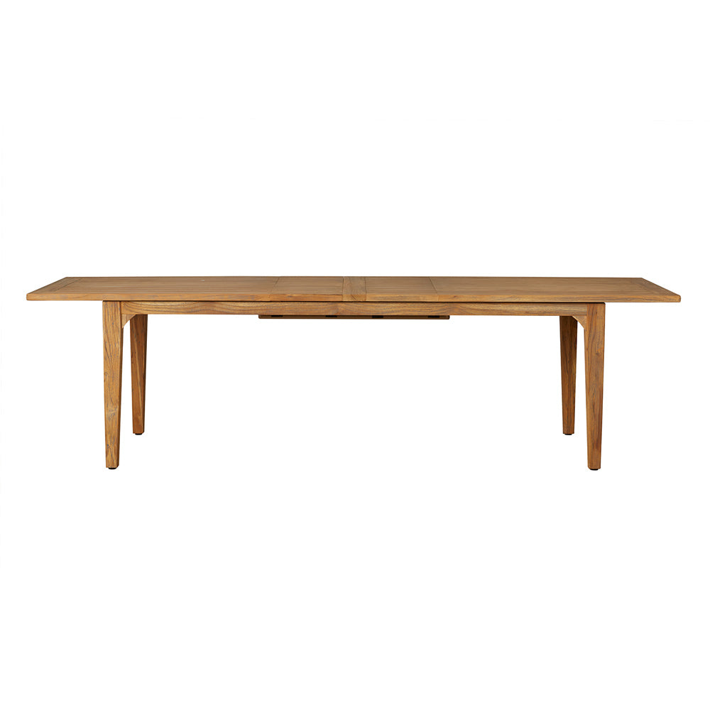 Lloyd Flanders Teak 86-110" Double Butterfly Leaf Umbrella Table 286584 - Detail 1