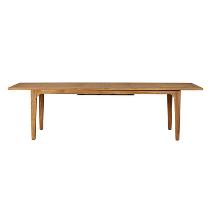 Lloyd Flanders Teak 86-110" Double Butterfly Leaf Umbrella Table 286584 - Detail 1