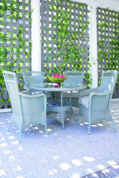 Lloyd Flanders Universal Loom 49" Round Umbrella Dining Table 79048 - Detail 2