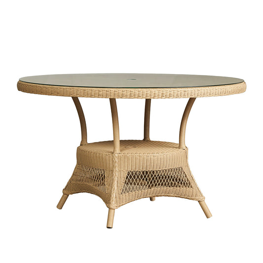 Lloyd Flanders Universal Loom 49" Round Umbrella Dining Table 79048 - Main Product Image