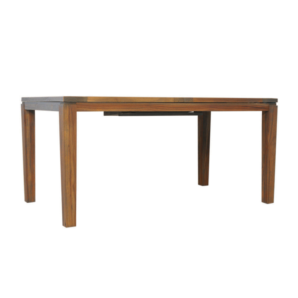Lloyd Flanders Teak 63-84" Butterfly Leaf Umbrella Dining Table 286095 - Detail 1