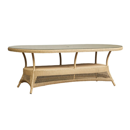 Lloyd Flanders Universal Loom 85" Oval Umbrella Dining Table 79084 - Main Product Image