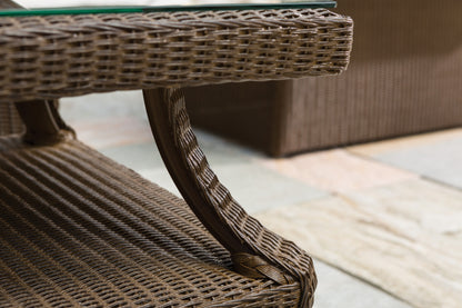 Lloyd Flanders Hamptons 23" Square End Table 15918 - Detail 2