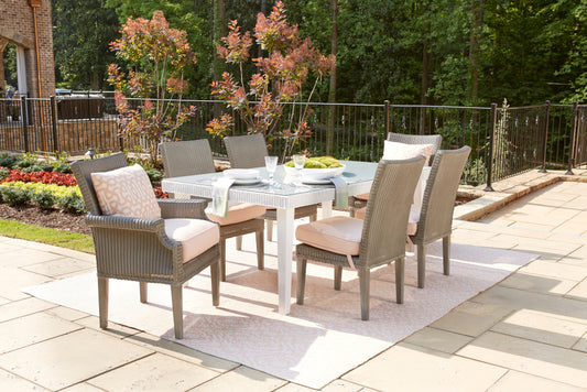 Lloyd Flanders Hamptons 73" Rectangular Dining Table 15972 - Main Product Image