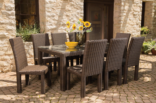 Lloyd Flanders Mesa 72" Rectangular Umbrella Dining Table 298072 - Main Product Image