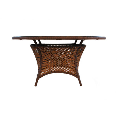 Lloyd Flanders Grand Traverse 60" Round Umbrella Dining Table 71060 - Detail 1