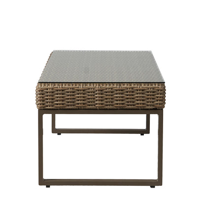 Lloyd Flanders Milan 48.5" Rectangular Cocktail Table 475044 - Detail 1
