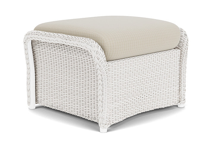 Lloyd Flanders Weekend Retreat Woven Ottoman 72027 - Main Product Image