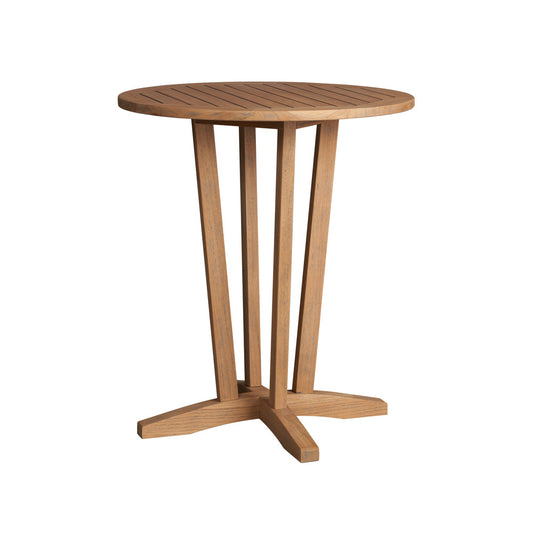 Lloyd Flanders Teak 30" Round Bar Table 286340 - Main Product Image
