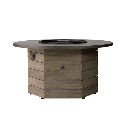 Lloyd Flanders Frontier 48" Hexagonal Fire Table 125099 - Detail 1