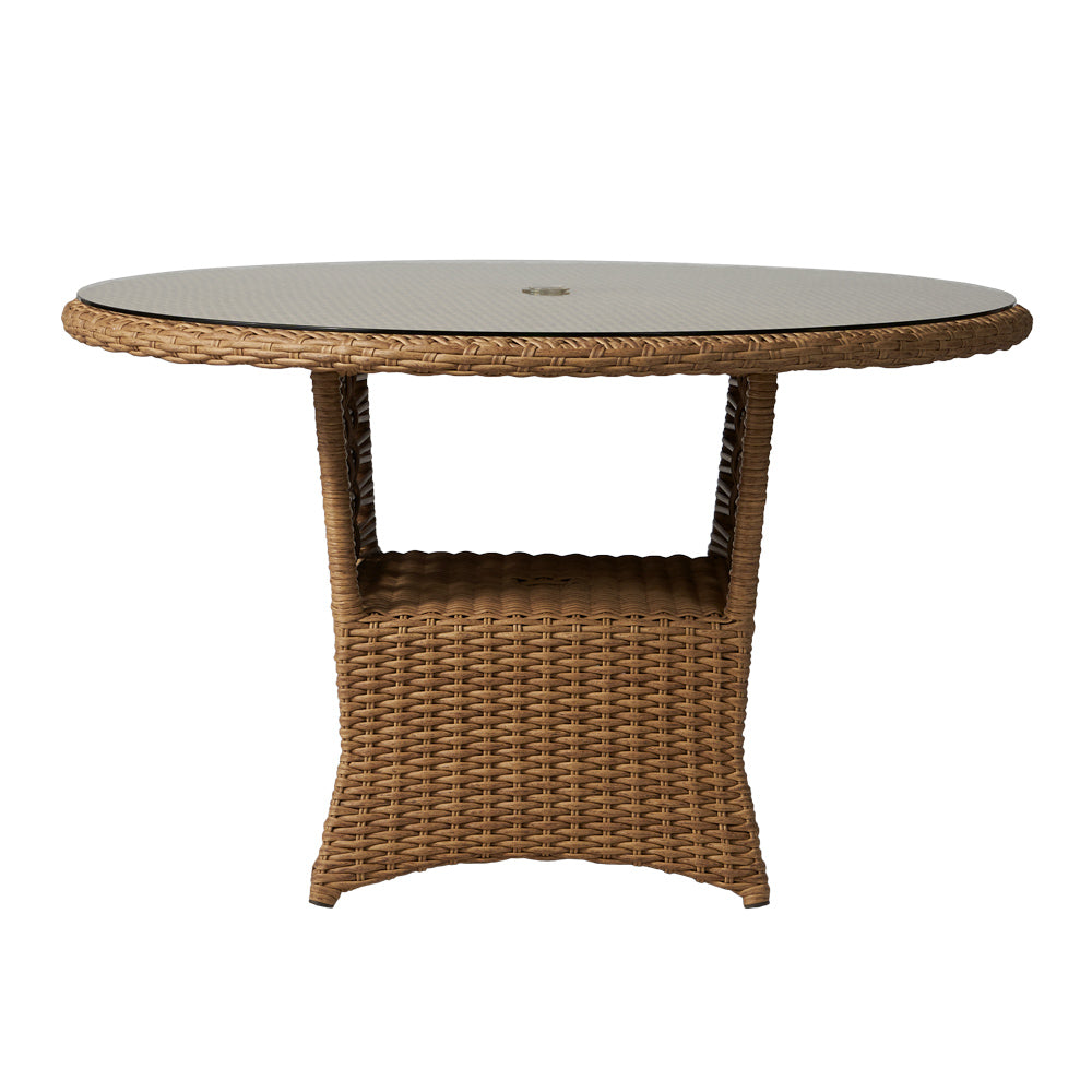 Lloyd Flanders Magnolia 48" Round Umbrella Dining Table 331048 - Detail 4