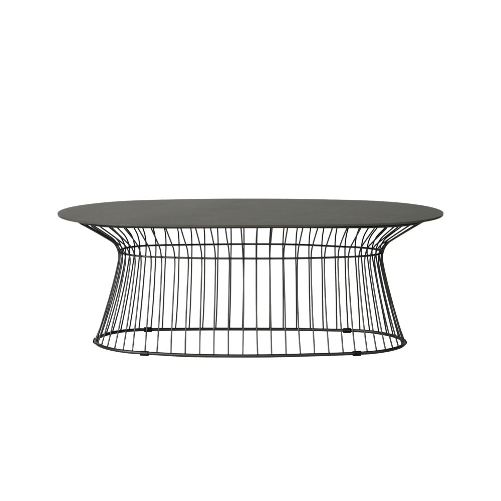 Lloyd Flanders Escape 47.5" Oval Cocktail Table 309044 - Detail 2