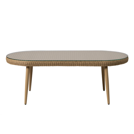 Lloyd Flanders Cascade 48" Oval Cocktail Table 107044 - Main Product Image