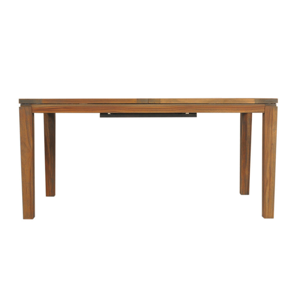 Lloyd Flanders Teak 63-84" Butterfly Leaf Umbrella Dining Table 286095 - Detail 2