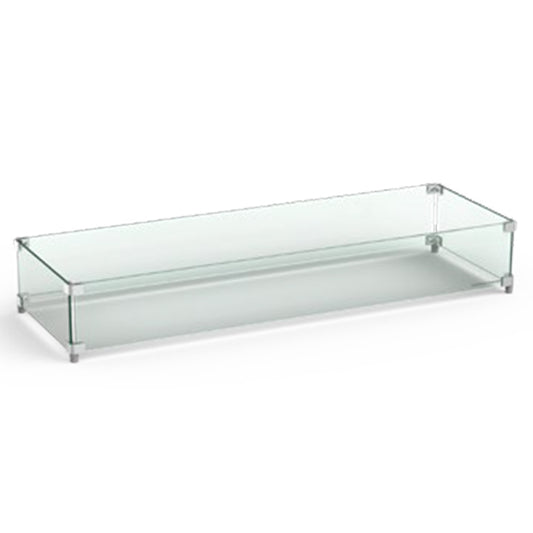 Large Rectangular Glass Wind Guard 8218-WG
