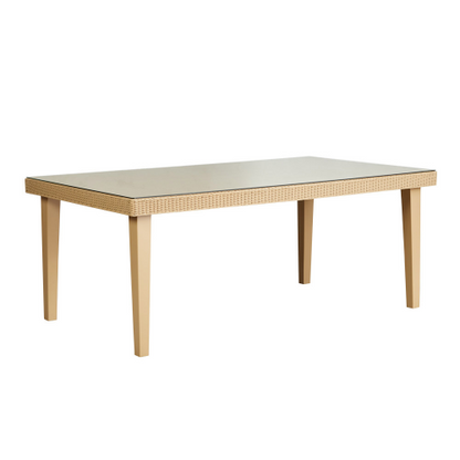 Lloyd Flanders Hamptons 73-Inch Rectangular Dining Table 15972