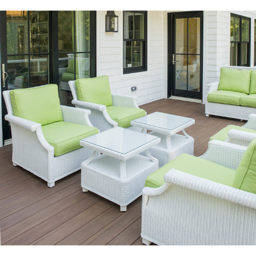 Lloyd Flanders Hamptons 23-Inch Square End Table 15918