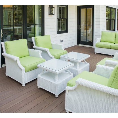 Lloyd Flanders Hamptons 23-Inch Square End Table 15918