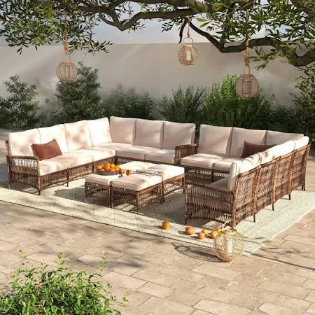 Elite Retreats HQ Outdoor 6-Piece Outdoor Sectional Set