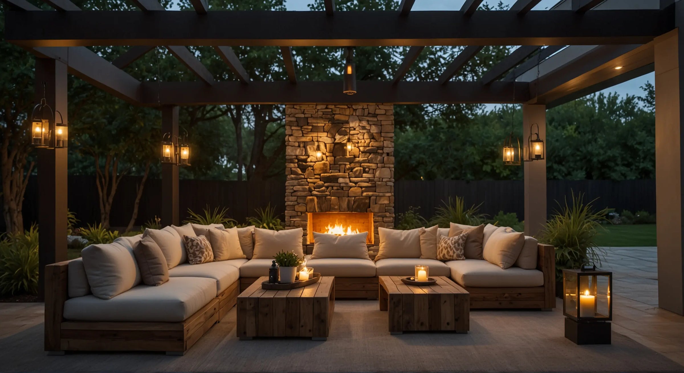 Living spaces,
made for evenings like this.